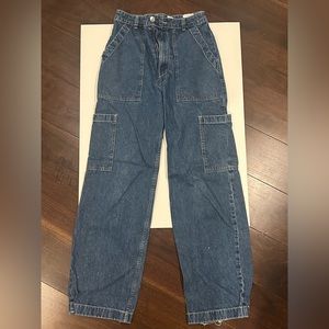 Cargo high waisted jeans